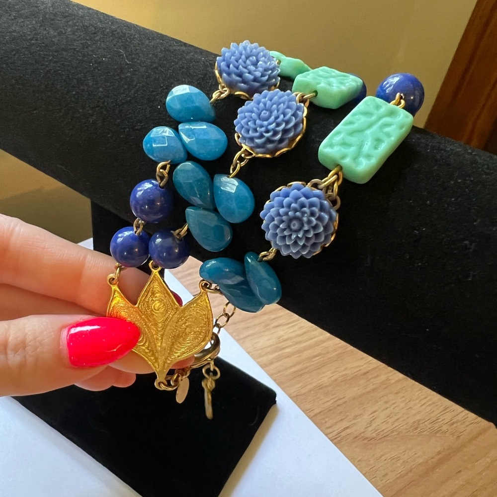 David Aubrey Boho Chic 3 Strand Bracelet - Picture 6 of 14